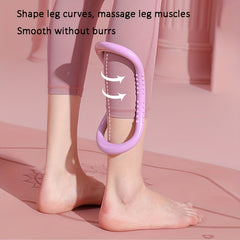 Pilates Mini Exercise Ball and Massage Stretch Ring Set for Workouts