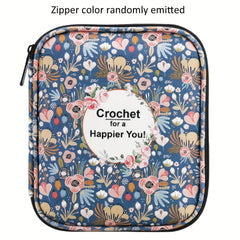 Crochet Storage Bag Knit Needle Zippered Storage Bag Waterproof