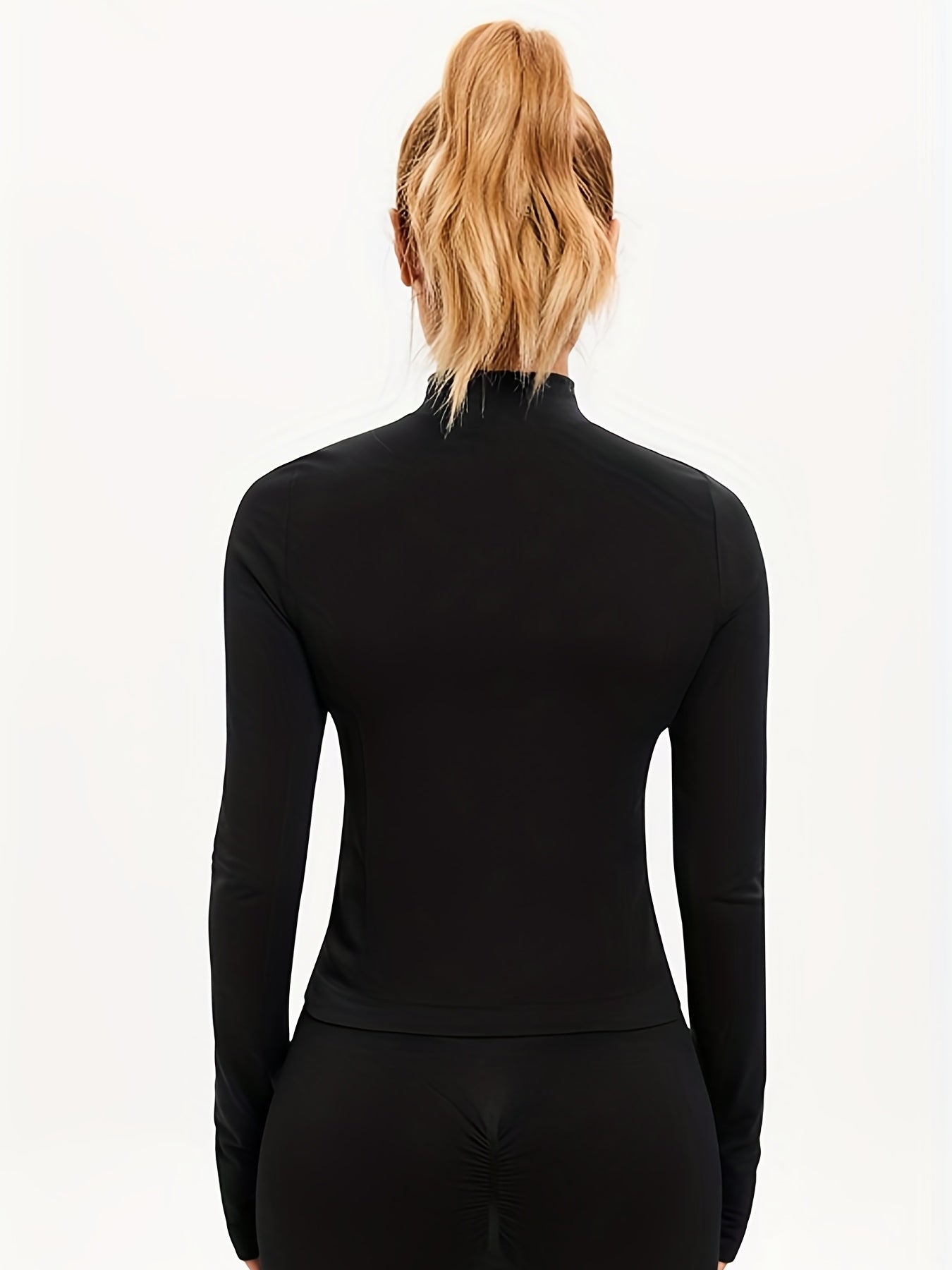 Women's Zipper Jacket Yoga Top Long Sleeve Workout Top
