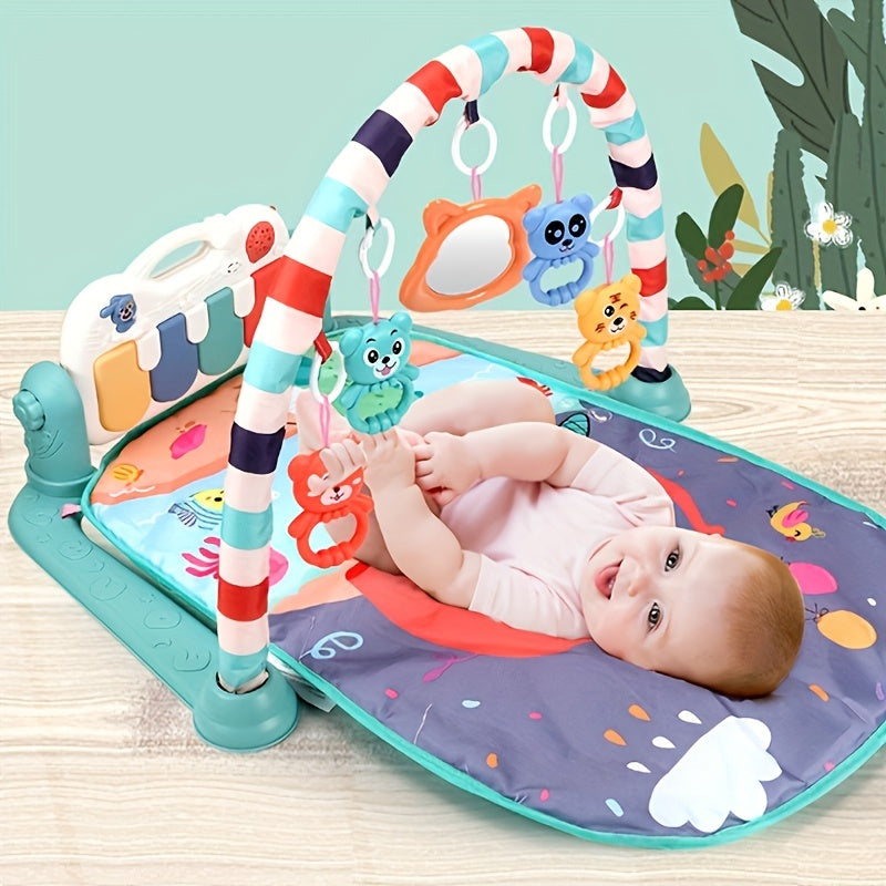 Baby Gym Activity Center With Colorful Baby Toys Keyboard Musical Baby Play Gym