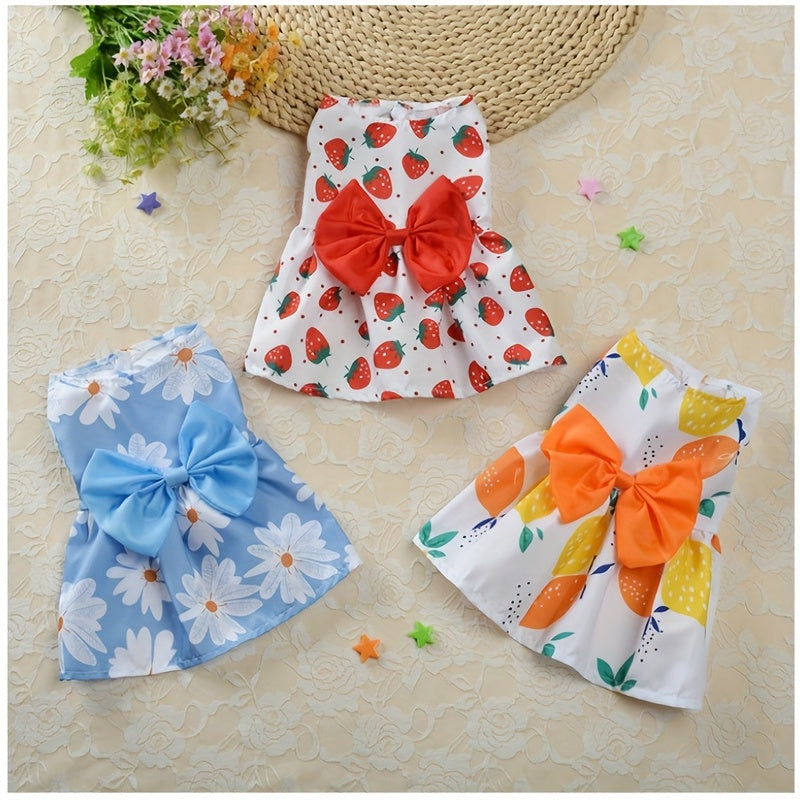 Summer Floral Skirt for Pets