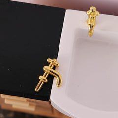 1:12 Mini Faucet Ornament for Dollhouse Decoration