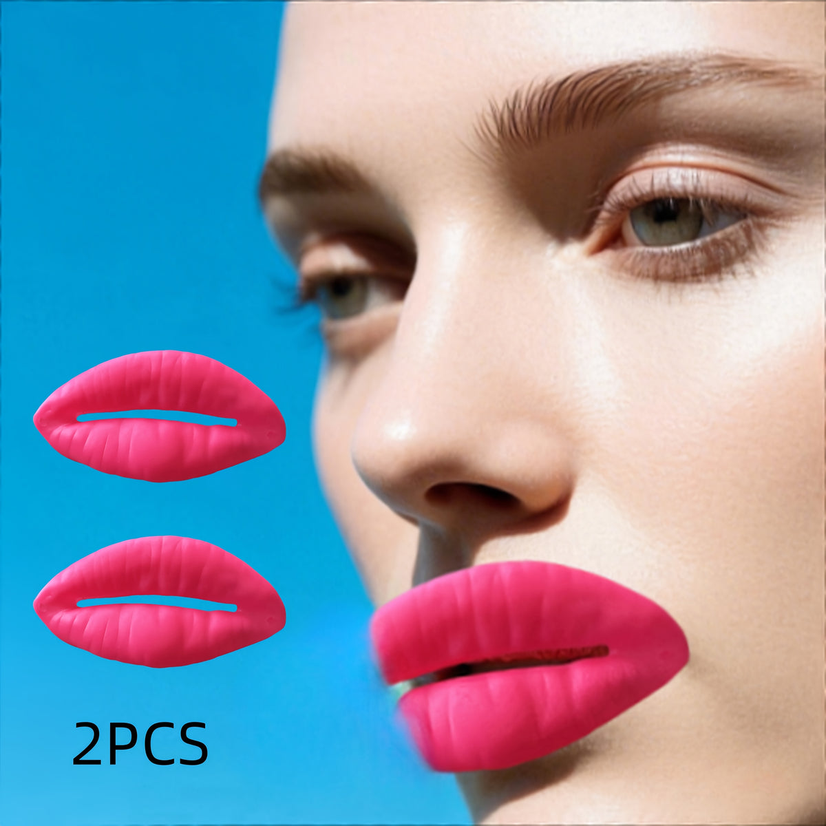 5pcs Pink Lip Thick Mouth Prank Toy Novelty Funny Party Surprise Gift
