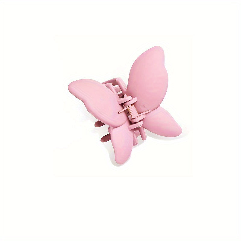 Butterfly Hair Claw Solid Banana Clip Non Slip Hair Styling Accessory