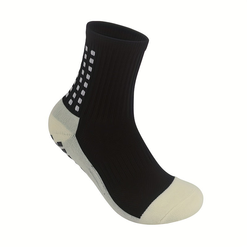 6 Pairs Thick Football Socks Non-slip Wear-resistant Comfortable Socks