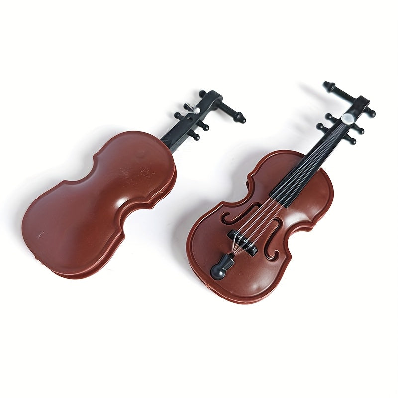 Durable Plastic Violin Prop for Home Decor