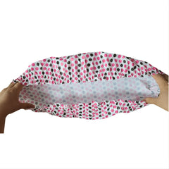 Waterproof Reusable Shower Caps with Elastic Band