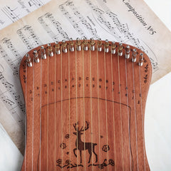 17 String Harpika Lyre Harp: Easy Music Learning