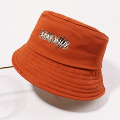 Leopard Bucket Hat Coffee Printed Fisherman Cap Outdoor Basin Hat