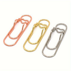 Metal Love Pen Holder Portable Fixed Pen Buckle Heart Shaped Bookmark