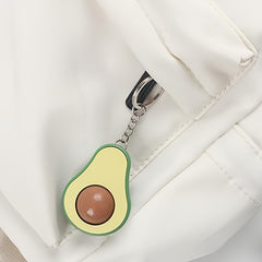 Avocado Keychain Mini Fun Fruit Pendant Backpack Decor