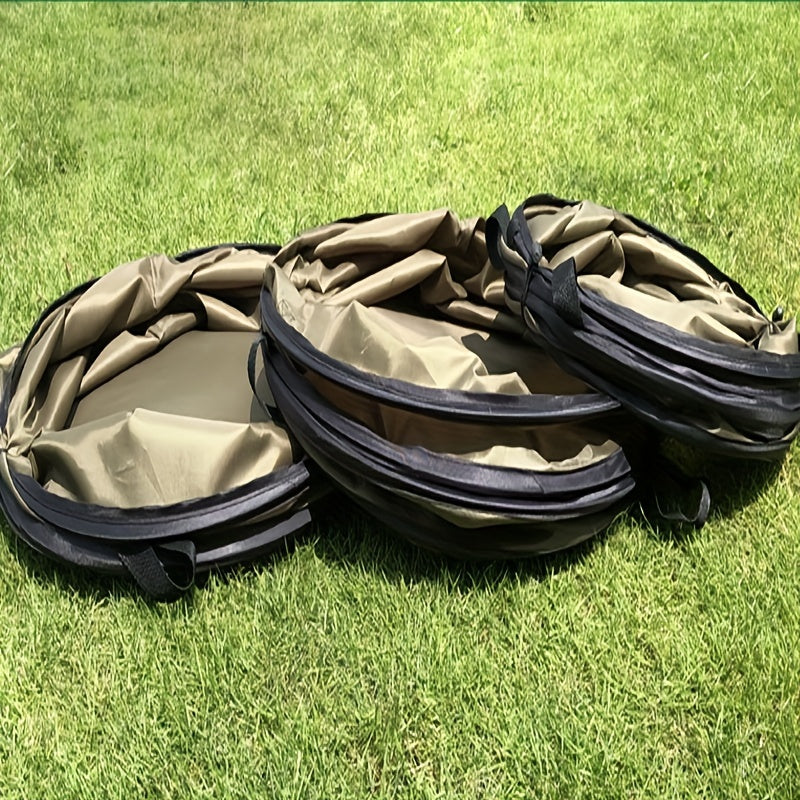 Foldable Oxford Cloth Garden Bucket Outdoor Trash Can