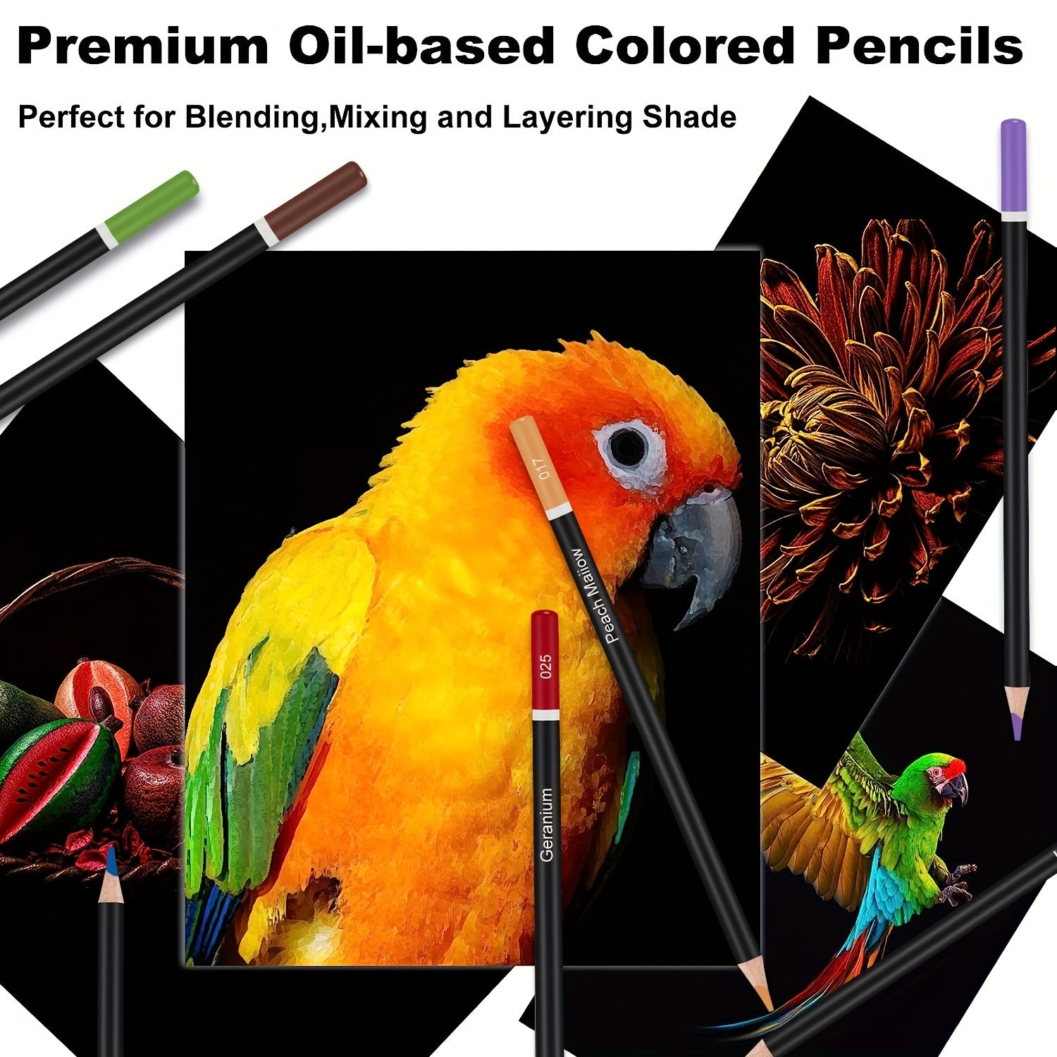 120 Colored Pencils Set in Carrying Case