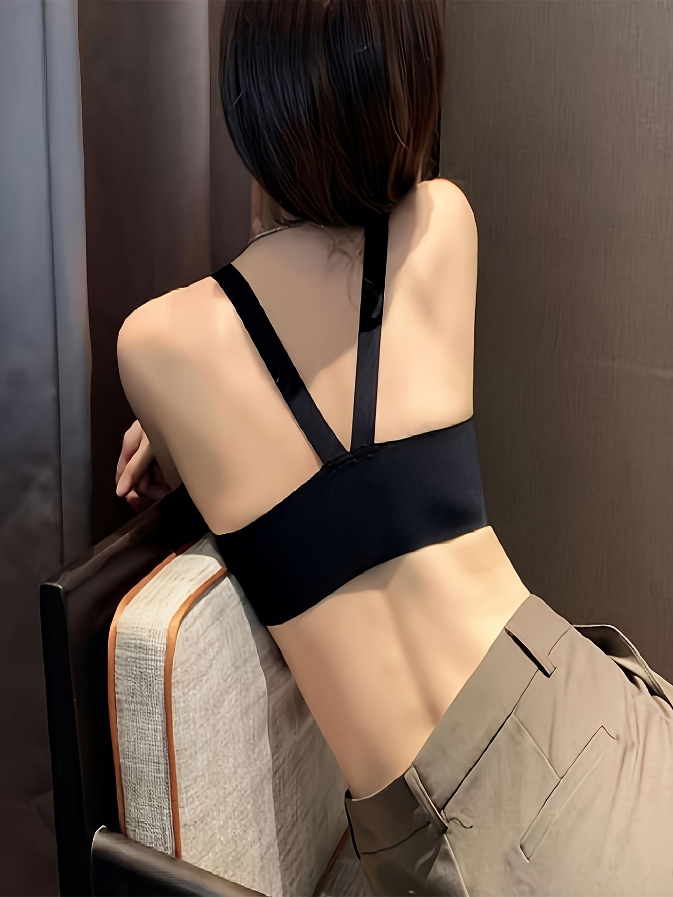 Front Buckle Push Up Bra Wireless Everyday Bra