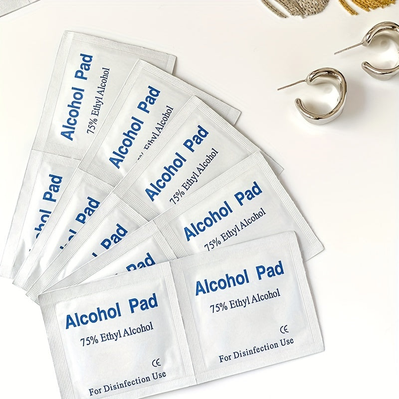 10pcs Alcohol Cleaning Wipes for Jewelry, Phone Screen