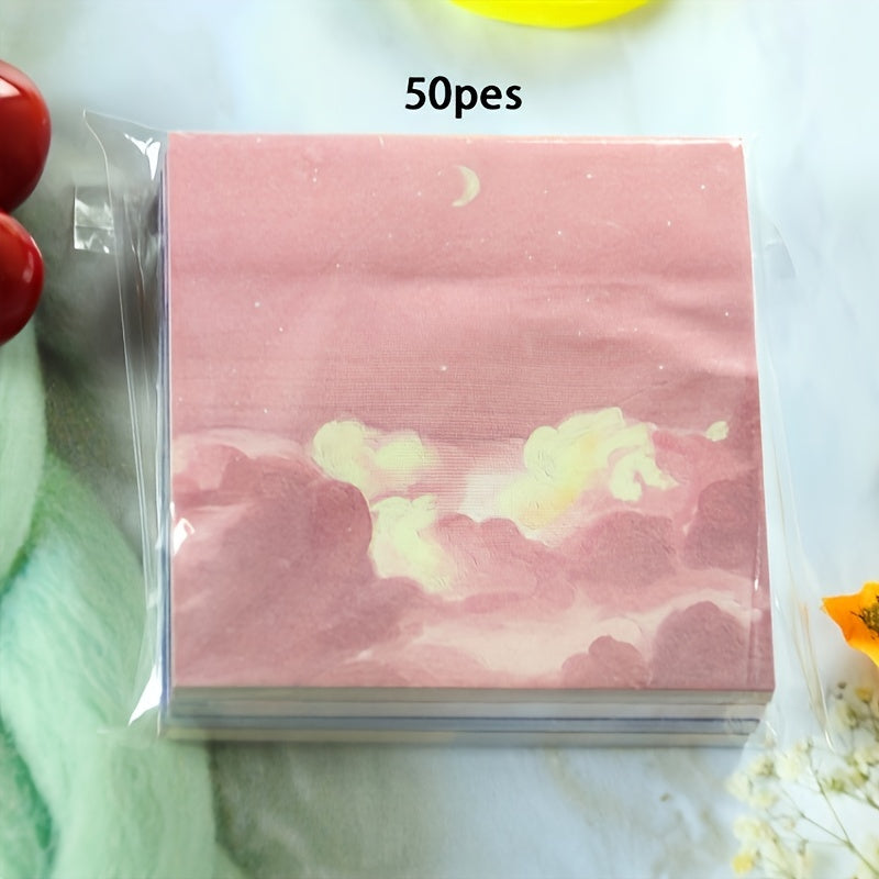 50pcs Tearable Star Notes for Office School and Home
