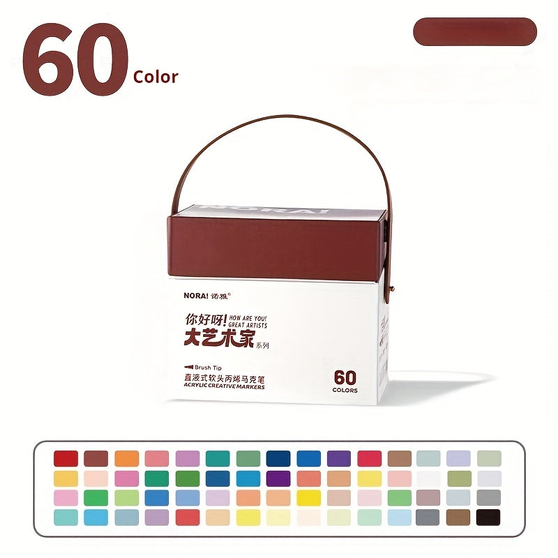 Single Head Marker Watercolor Brushes Set for Art Painting