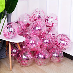 10pcs Colorful Glitter Balloons for Parties and Weddings