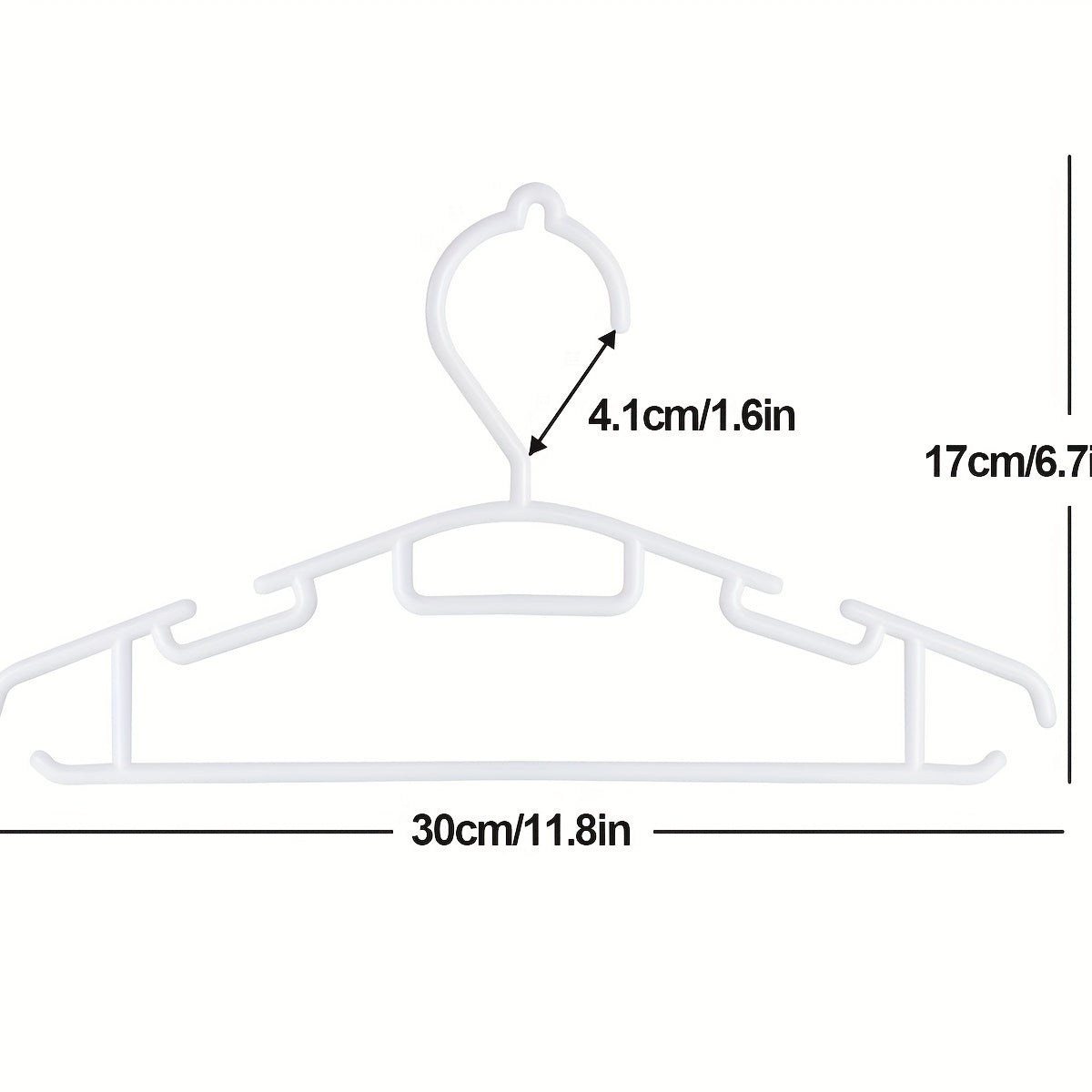 10pcs Children's Hanger Non Slip Nursery Closet Hangers for Baby Clothes