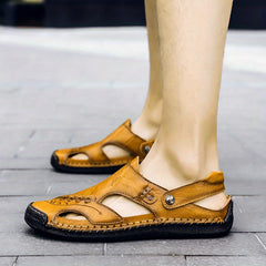 Men's Stitch Sandals Durable Non Slip Beach Shoes