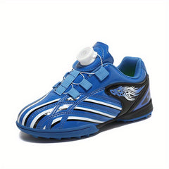 Kids Turf Soccer Shoes Athletic Shock Absorption Non slip Sneakers