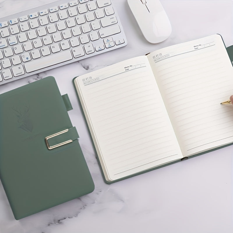 High-Quality A5 Notebook with Buckle for Office and Student Use