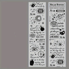 Roll Starry Universe Series PVC Diary Notebook Sticker