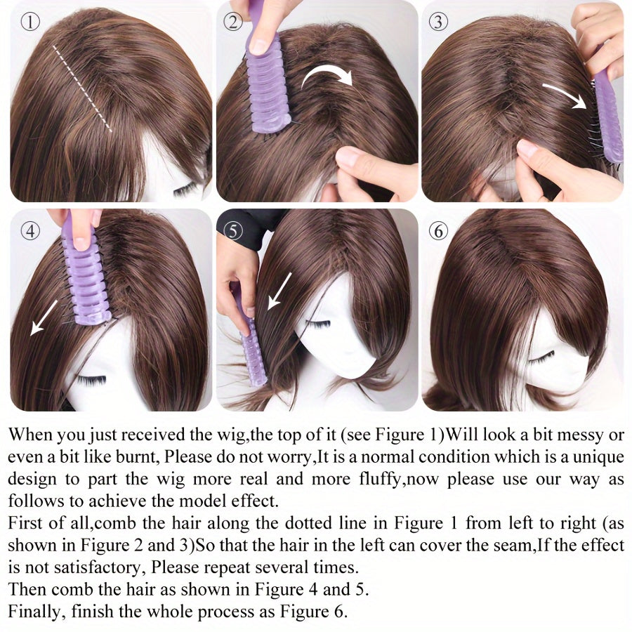 Short Curly Pixie Wig Natural Fluffy Wig for Daily Party Halloween