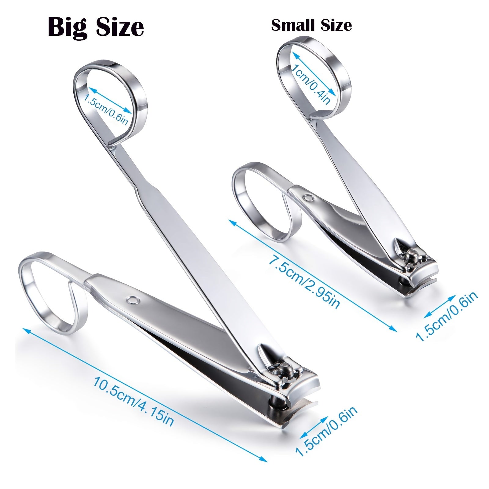 360 Rotating Nail Clipper Set Stainless Steel Edge for Perfect Nails