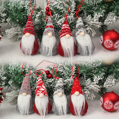 Christmas Doll Pendant Santa Claus Figure Christmas Tree Party Gift