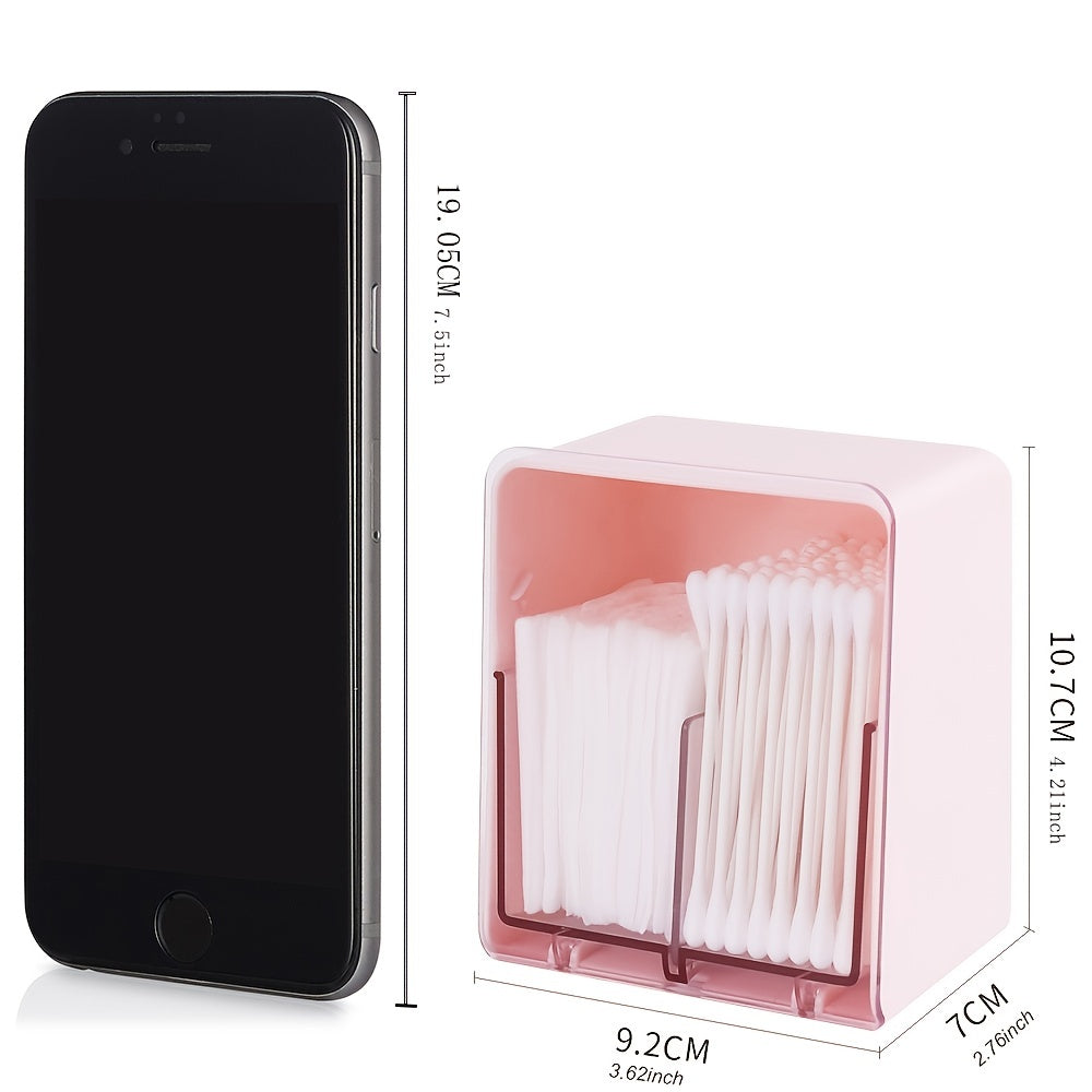 Mini Wall Organizer Makeup Pads Swab Storage Box
