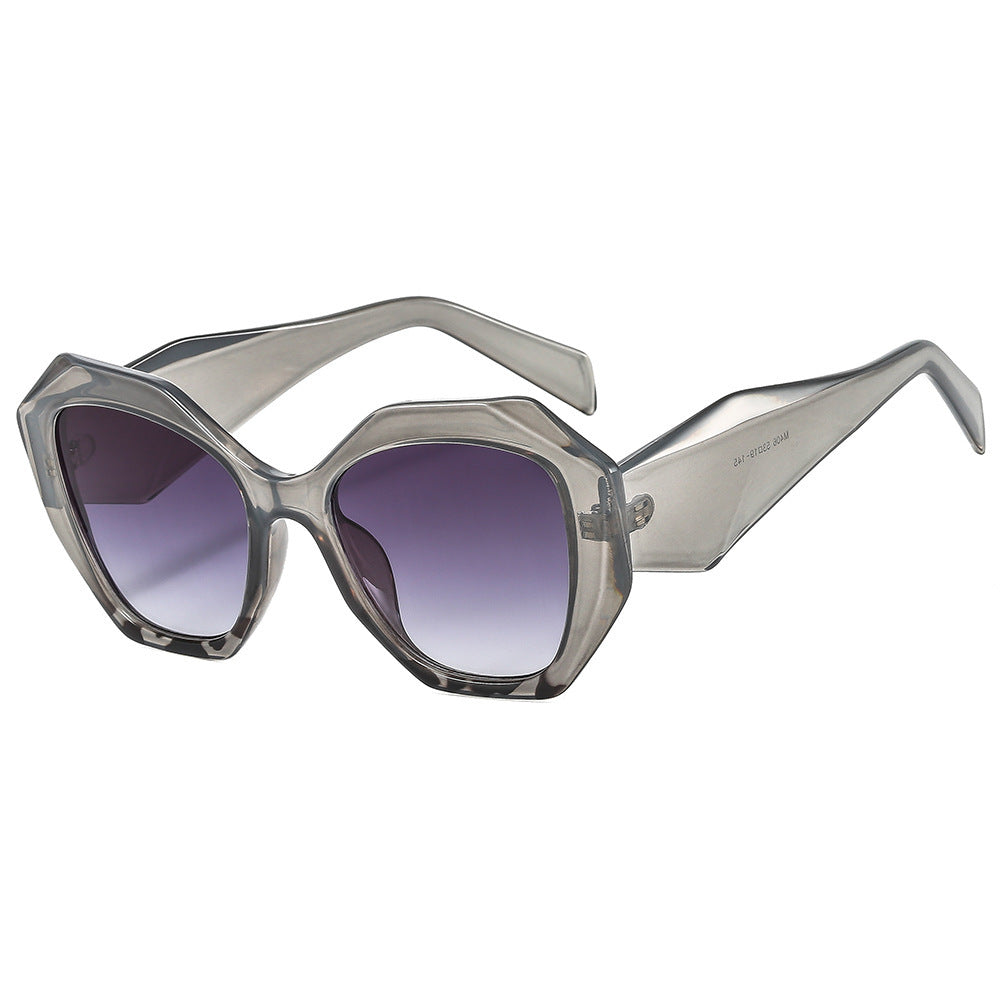 Polygon Tinted Lens Sunglasses UV Protection