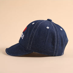 Kids Denim Sunshade Soft Brim Hat