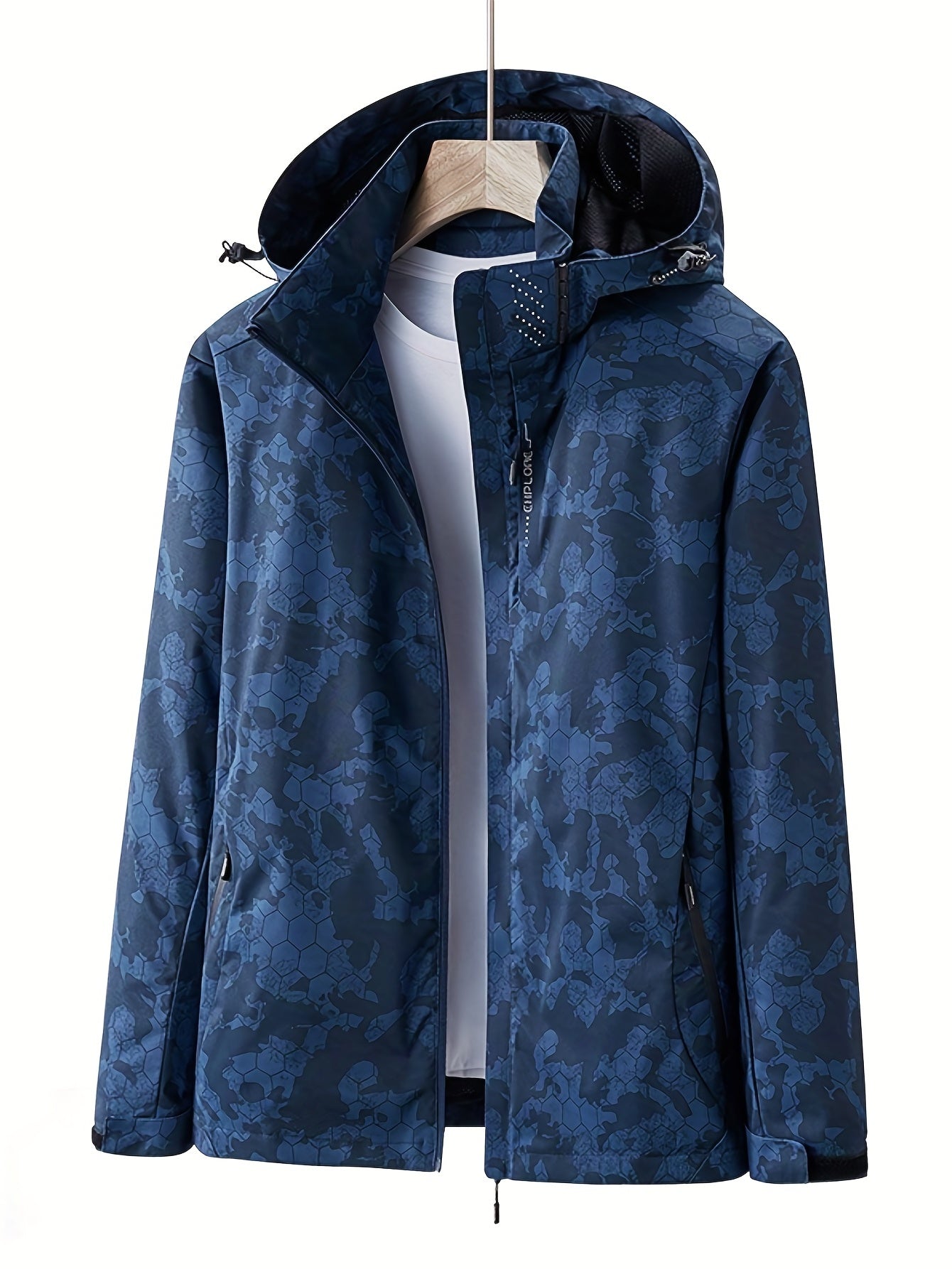 Men's Lightweight Waterproof Windbreaker Jacket Coat For Outdoors