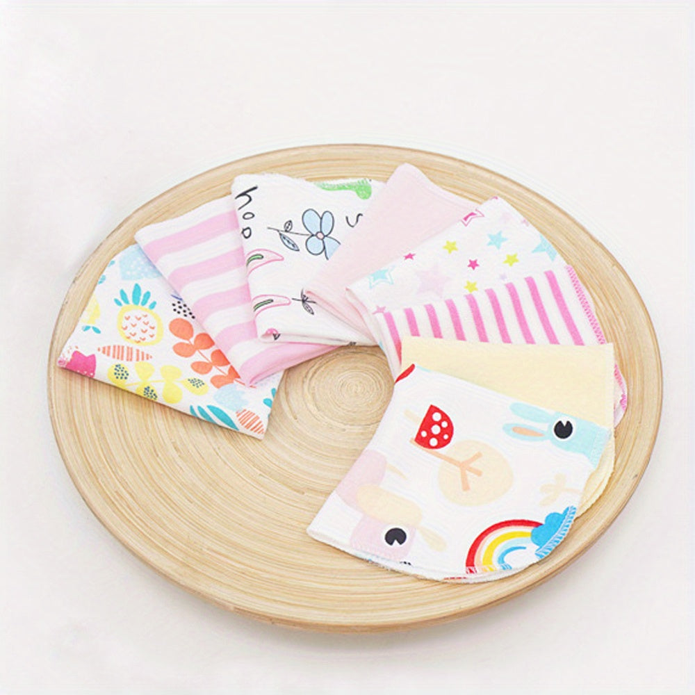 8 Pack Soft Baby Towels Washcloths Natural Cotton