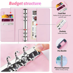 A6 PU Leather Budget Planner Set