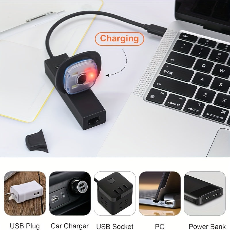 LED Hat Light USB Rechargeable Beanie Headlight