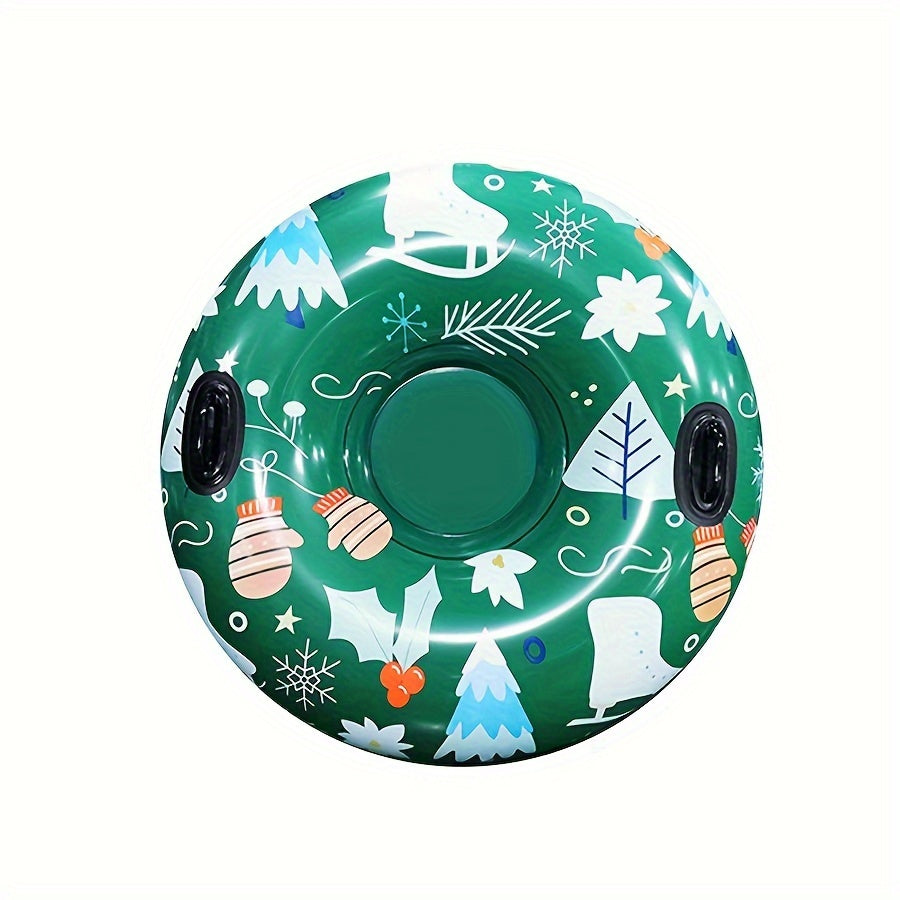 Inflatable Skiing Circle High Elasticity & Coldproof Cushion
