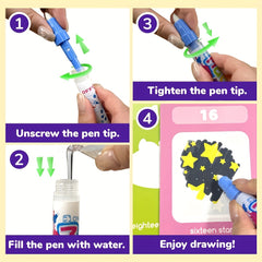 Magic Water Coloring Cards Interactive Game for Kids