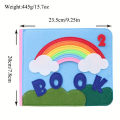 Washable 3D Baby Story Cloth Book - Perfect Travel Toy