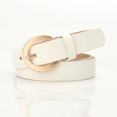 Women's PU Leather Waist Belt for Jeans Pants Dress