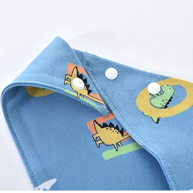 Baby Saliva Towels Cotton Cartoon Water-absorbing Bib