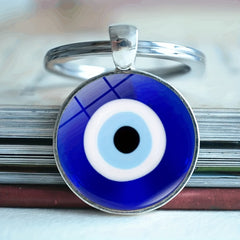 Vintage Animal Eyes Keychain Necklace Bag Charm Boys Girls