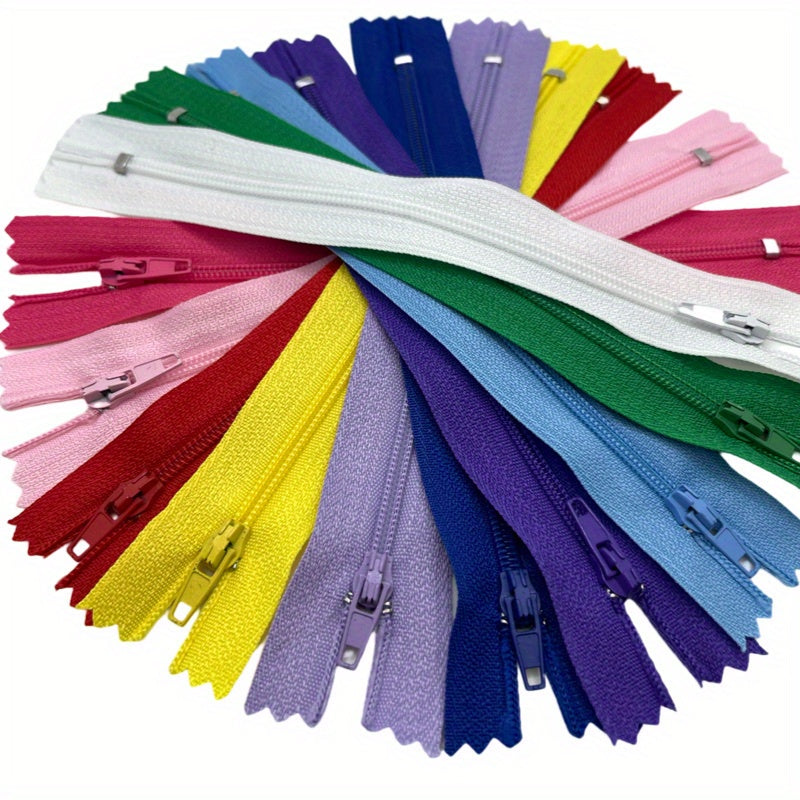10pcs Mixed Colorful Nylon Coil Zippers Sewing Zippers For Tailor Sewing Crafts