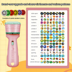 Interactive Projection Toy with 48 Patterns Animals Vegetables Letters