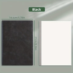 A5 Soft Leather Notebook for College Students