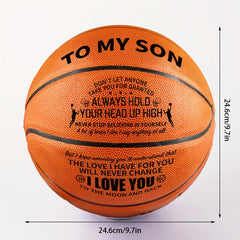 Engraved Kids Basketball with Pump