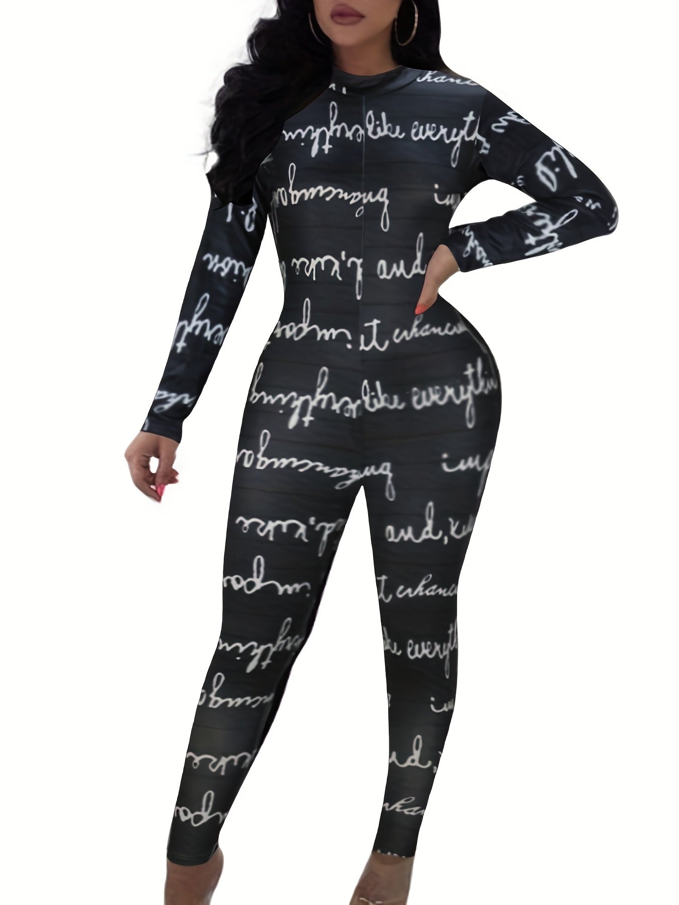 Casual Long Sleeve Jumpsuit for Women
