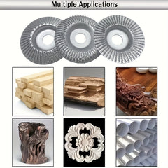 Wood Carving Disc Set for 4 1/2" Machine