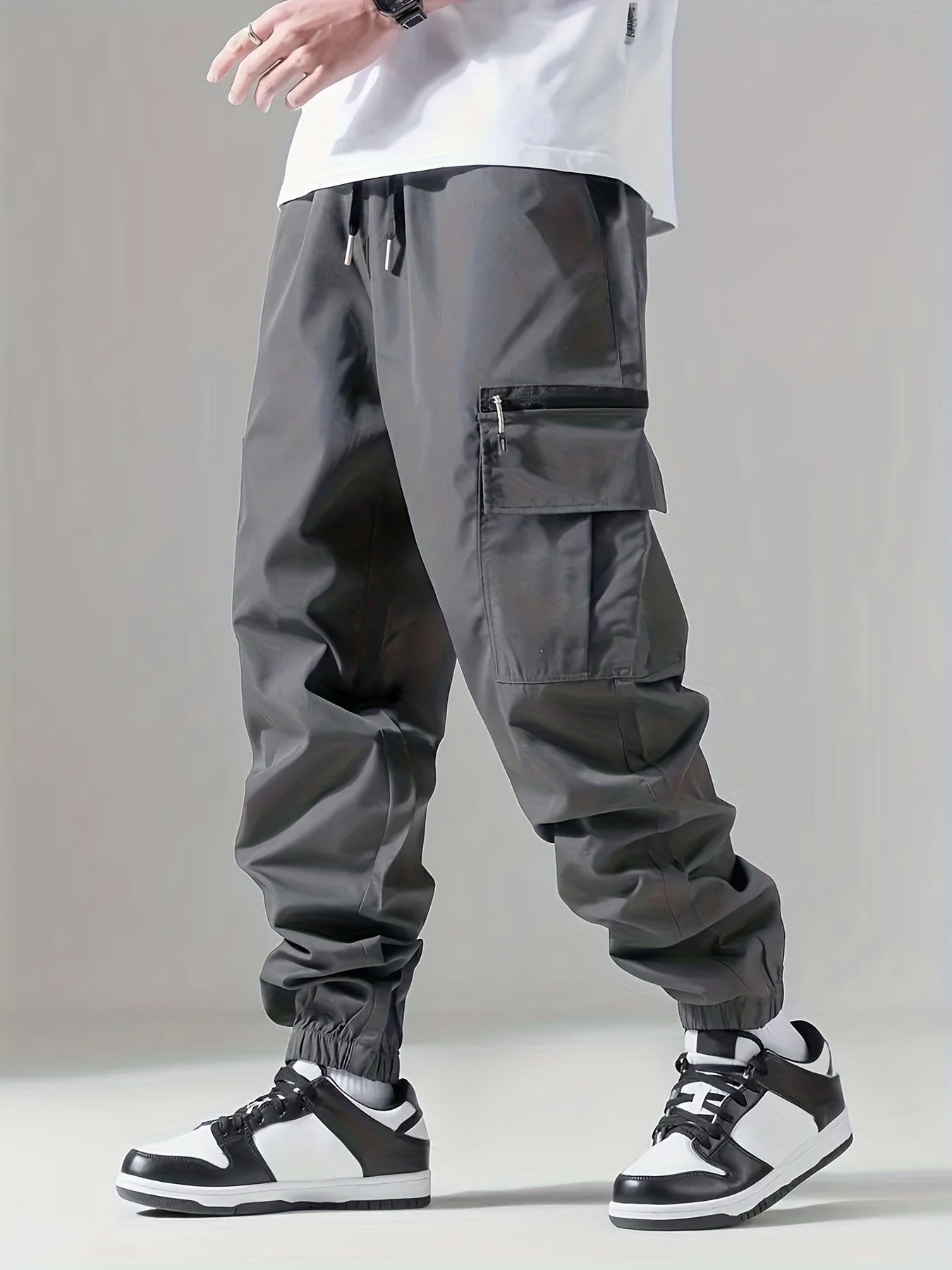Men's Long Pants with Pockets for Work & Mountaineering
